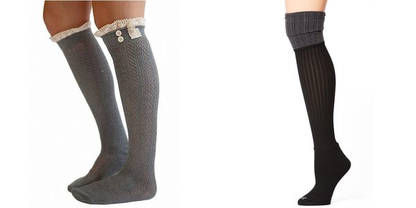 womens boot socks knee high